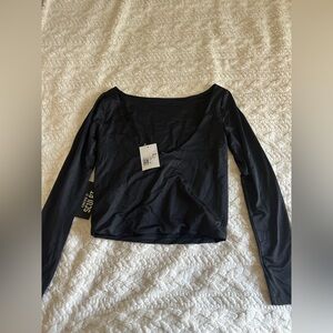 Black Long Sleeve Women's Top